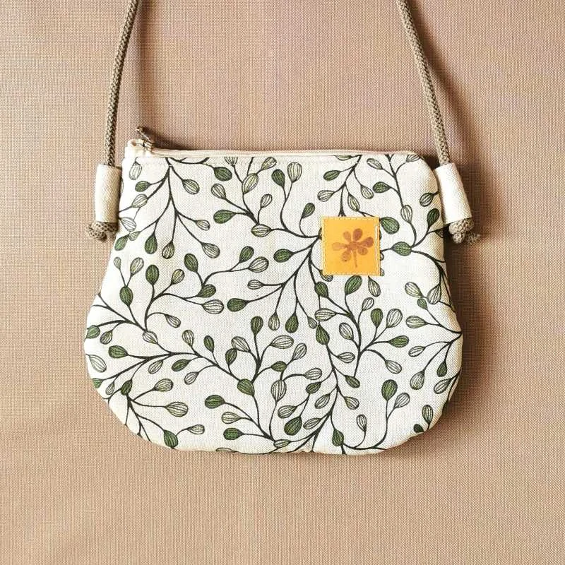 Crossbody taštička LÍSTEČKY