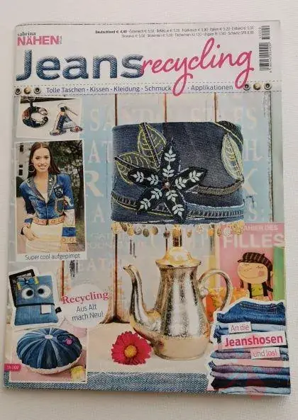 Časopis džínová recyklace