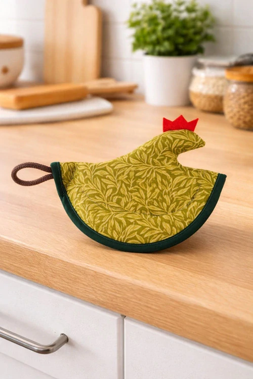 Chňapka SLEPIČKA zelená