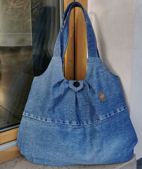 Velká taška recy DŽÍNOVÁ