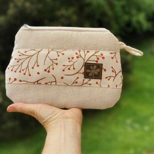 Taštička větší VĚTVIČKY sešívaná