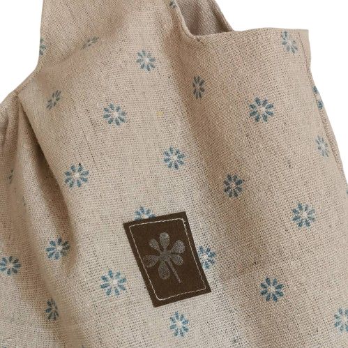 Velká taška MODRÁ KVÍTKA