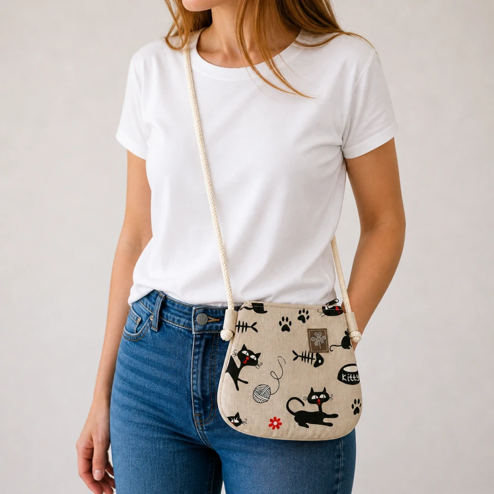 Crossbody taštička KOČIČKY