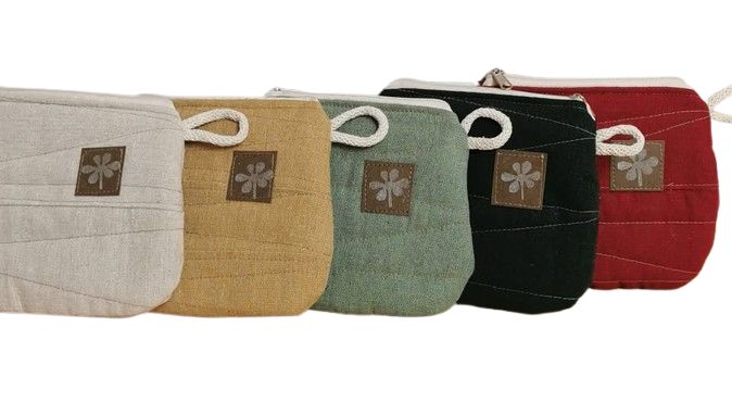 Kapsička lněná  ZELENÁ