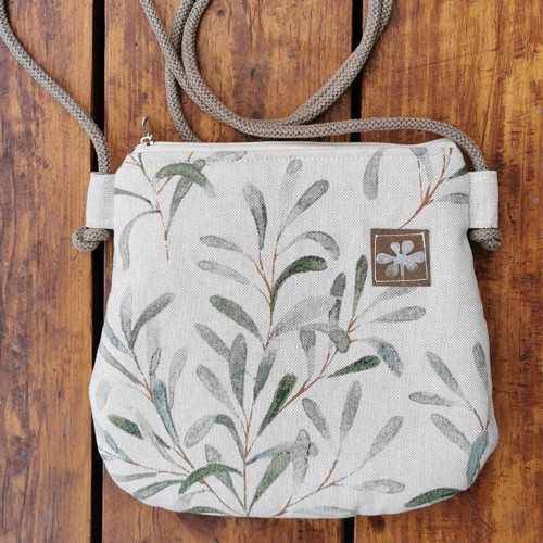  Crossbody taštička VĚTVE S LISTY