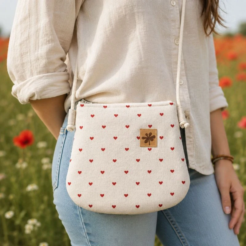 Crossbody taštička SRDÍČKA