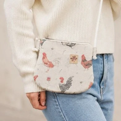 Crossbody taštička SLEPIČKY A KOHOUTI