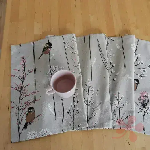 Běhounek na stůl režný