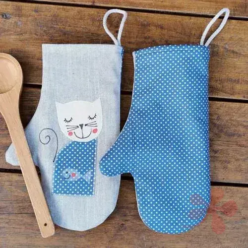 Kuchyňské chňapky KOČIČKA A KOŤÁTKO