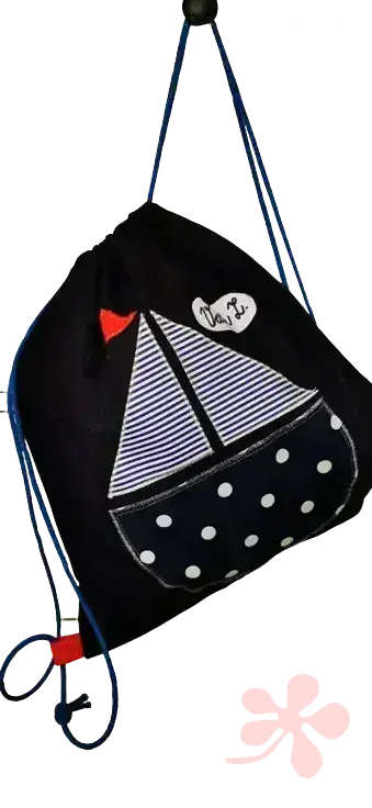 Pytlík, batůžek modrý LODIČKA