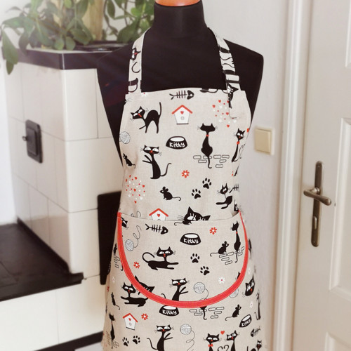 Dámská zástěra KOČIČKY