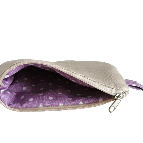 Mini taštička vyšívaná-FIALKA