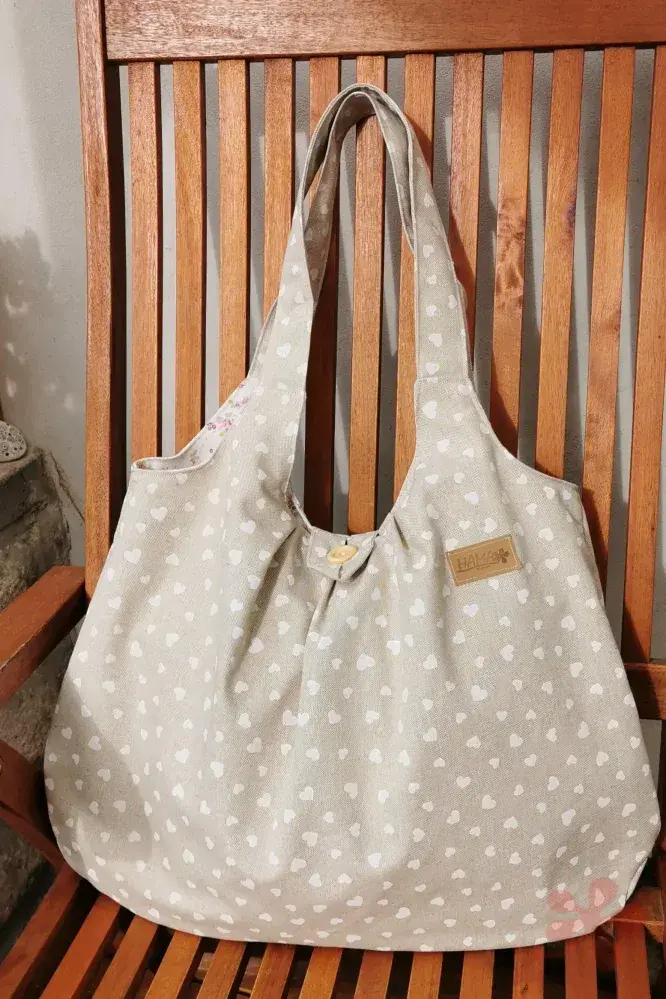 Velká taška SRDÍČKOVÁ