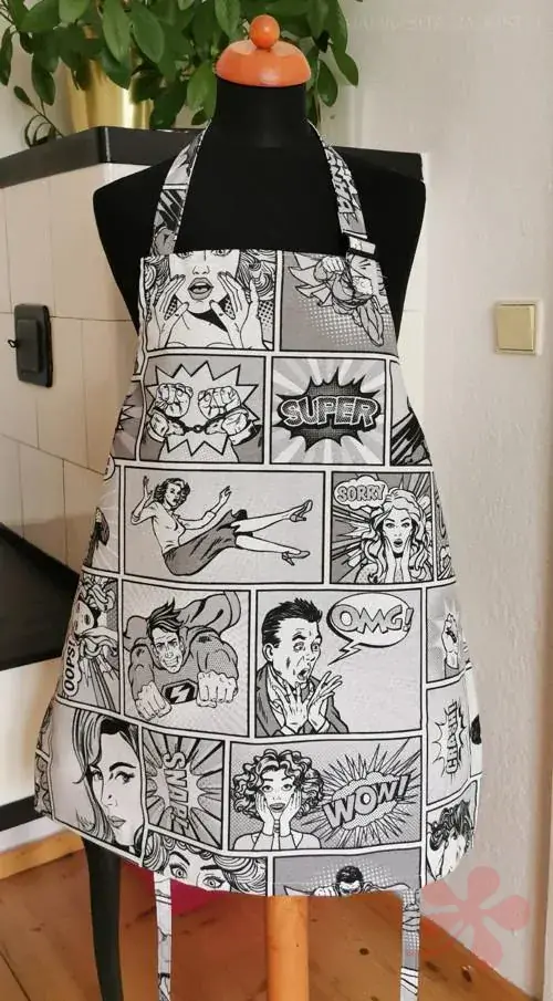 Zástěrka MILUJU VÝTVARKU