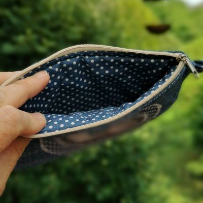 Kapsička na zip  HOLČIČKA