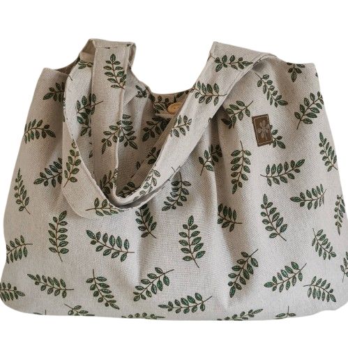 Velká taška ŠEDÁ PUNTÍKY