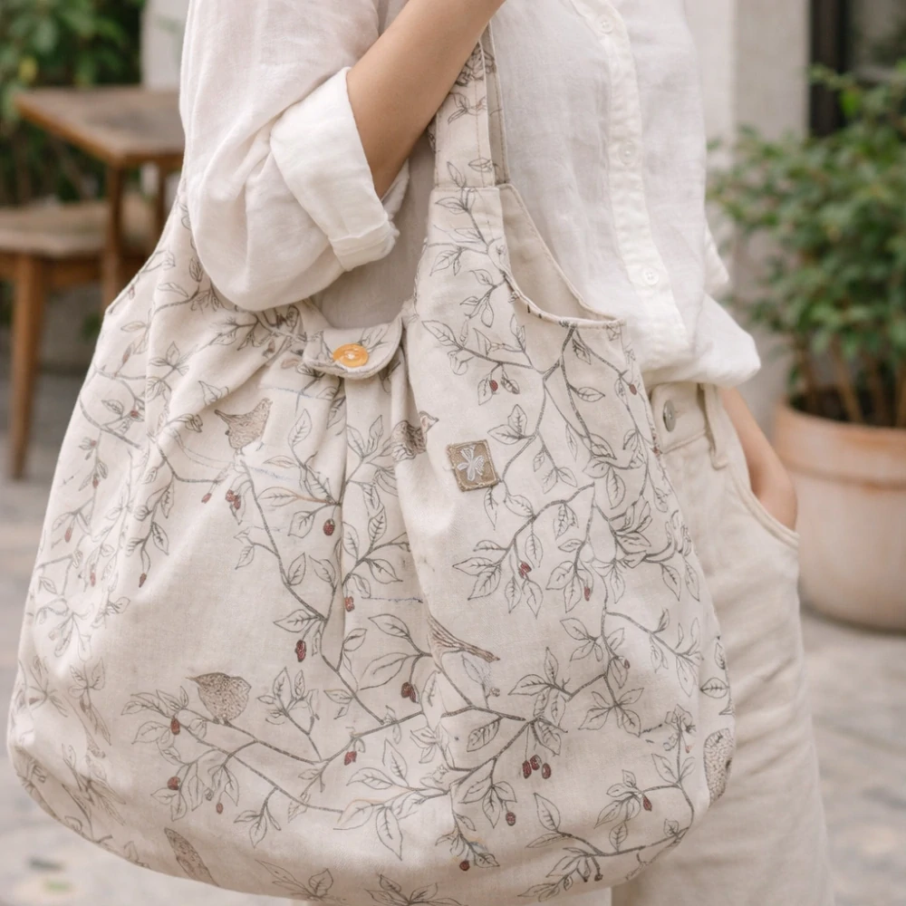 Velká taška PTÁČCI NA VĚTVÍCH