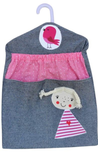 Pytel,kapsář růžovošedý PANENKA BLOND