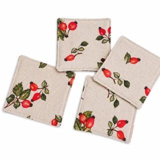 Prostírání, podkafíčka ŠÍPKY malá sada