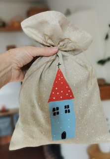 Dárkový pytlík domeček