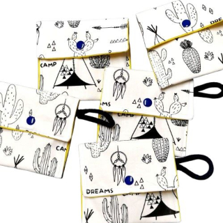 Peněženka k vybarvení indiáni