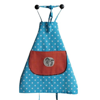 Zástěrka KONÍK tyrkysová