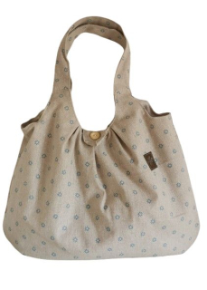 Velká taška MODRÁ KVÍTKA