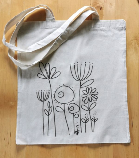 Taška k vybarvení KYTKY