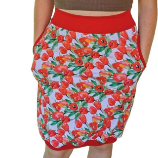 Dámská balonová sukně TULIPÁNY  vel.M/L