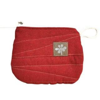 Kapsička lněná ČERVENÁ