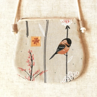 Crossbody taštička PTÁČCI A TRÁVY