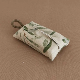 Pouzdro na kapesníky ZELENÉ LISTY
