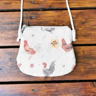 Crossbody taštička SLEPIČKY A KOHOUTI