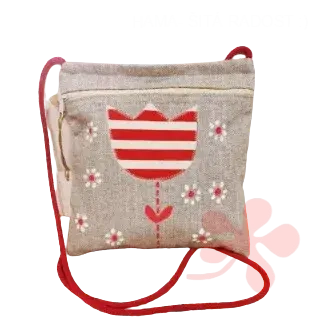 Taštička na zip TULIPAN