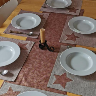 Souprava na stůl HVĚZDY