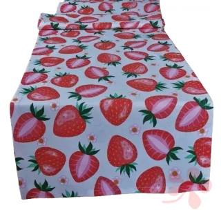Ubrus, běhoun na stůl JAHODY