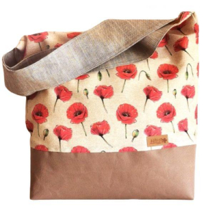 Velká látková taška MÁKY