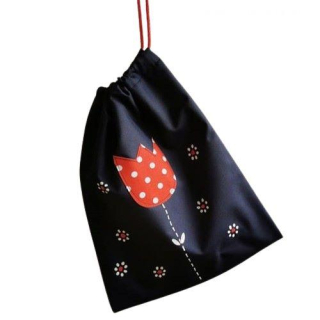 Pytlík na bačkory modrý TULIPÁN