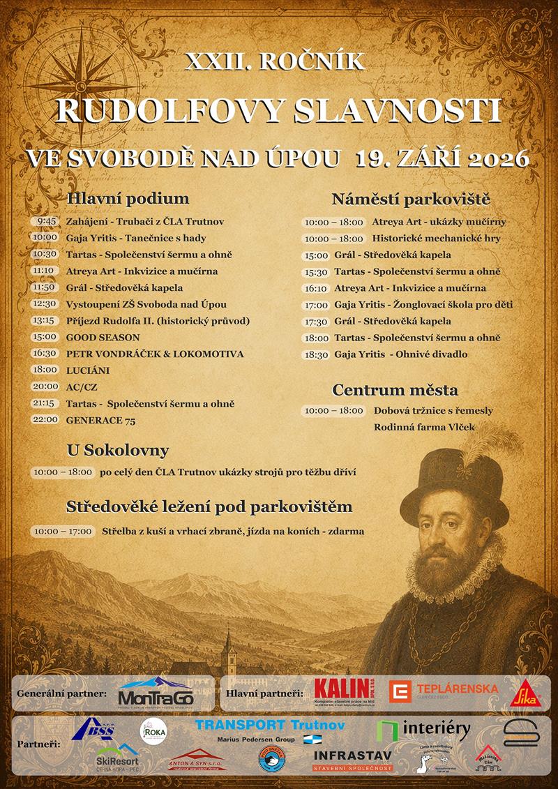 Rudolfovy slavnosti ve Svobodě nad Upou